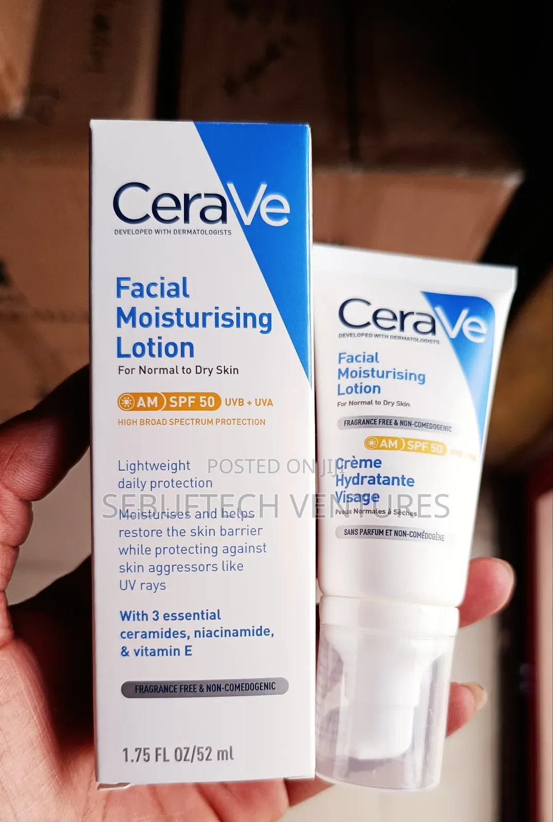 Cerave AM Facial Moisturizing Lotion With SPF 50 - 50ml