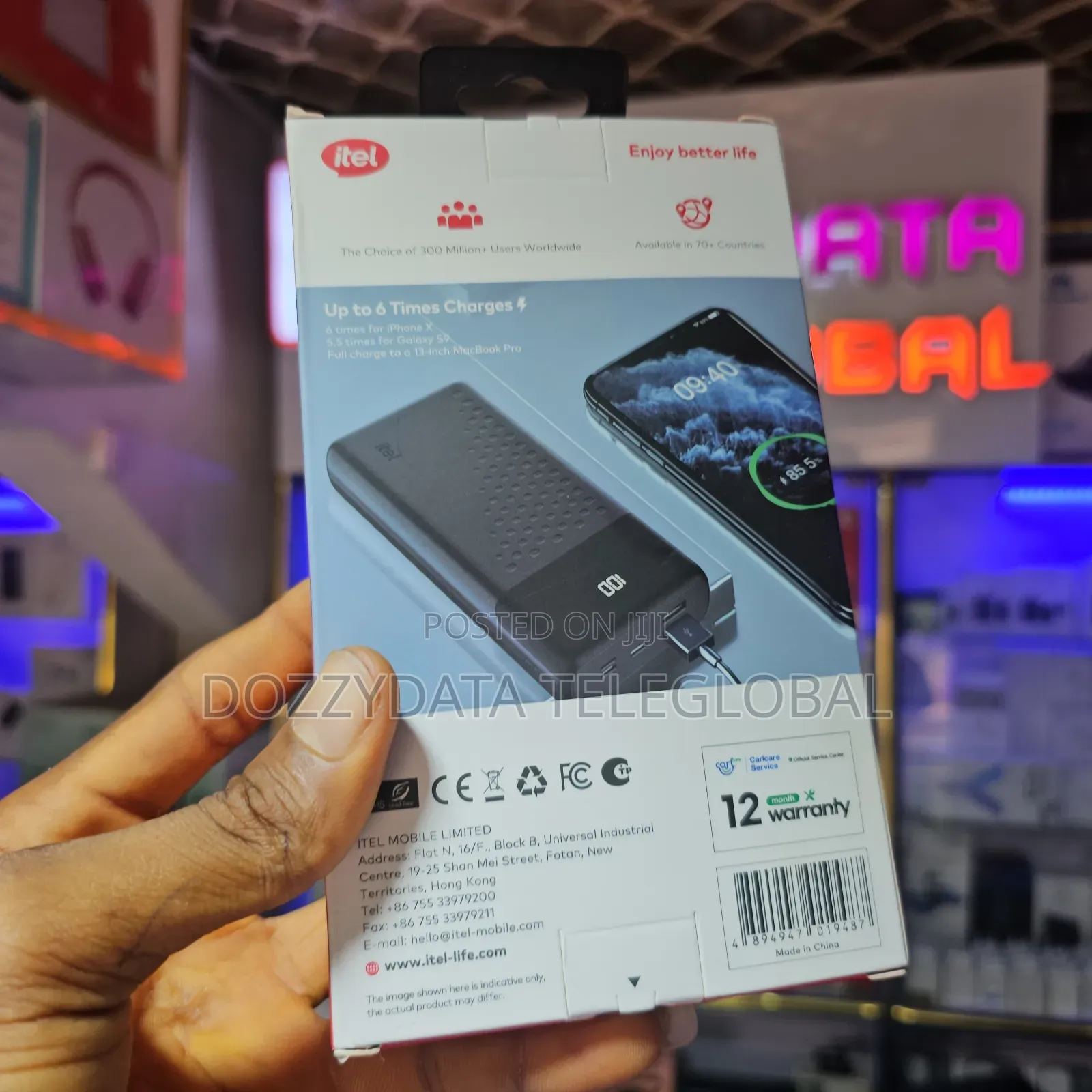 Itel Powerlite I 27000mah 22.5W Fast Charging Powerbank