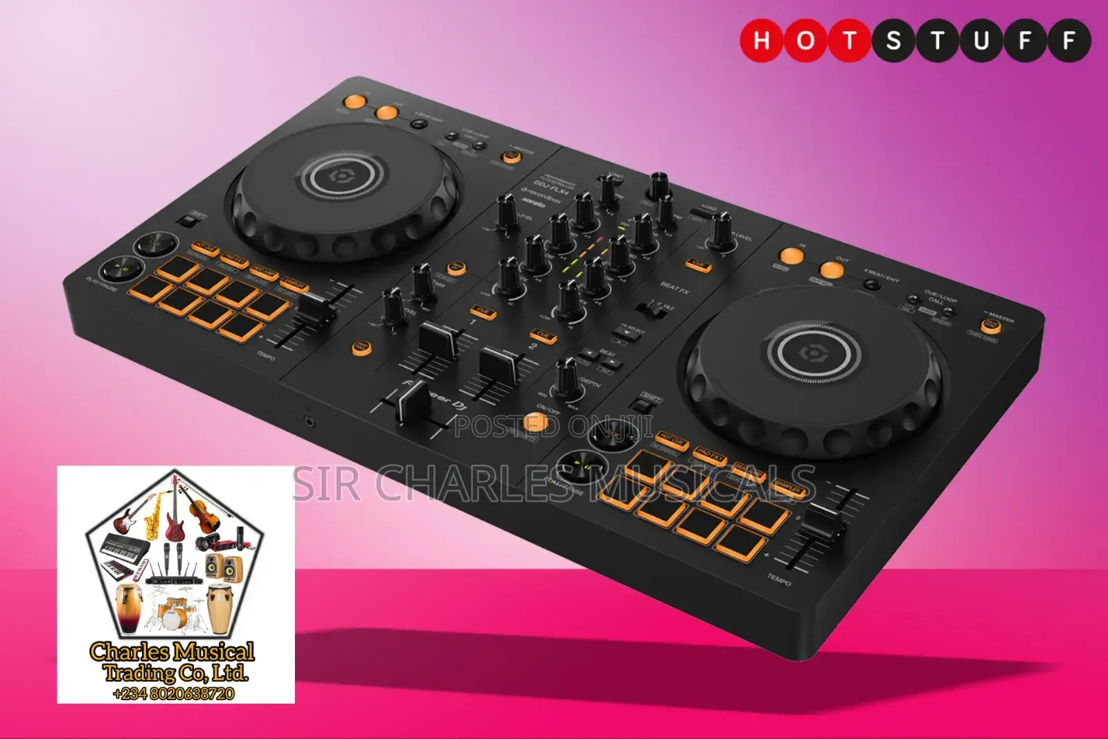 Pioneer DJ DDJ-FLX4 2 Channel Rekordbox DJ and Serato