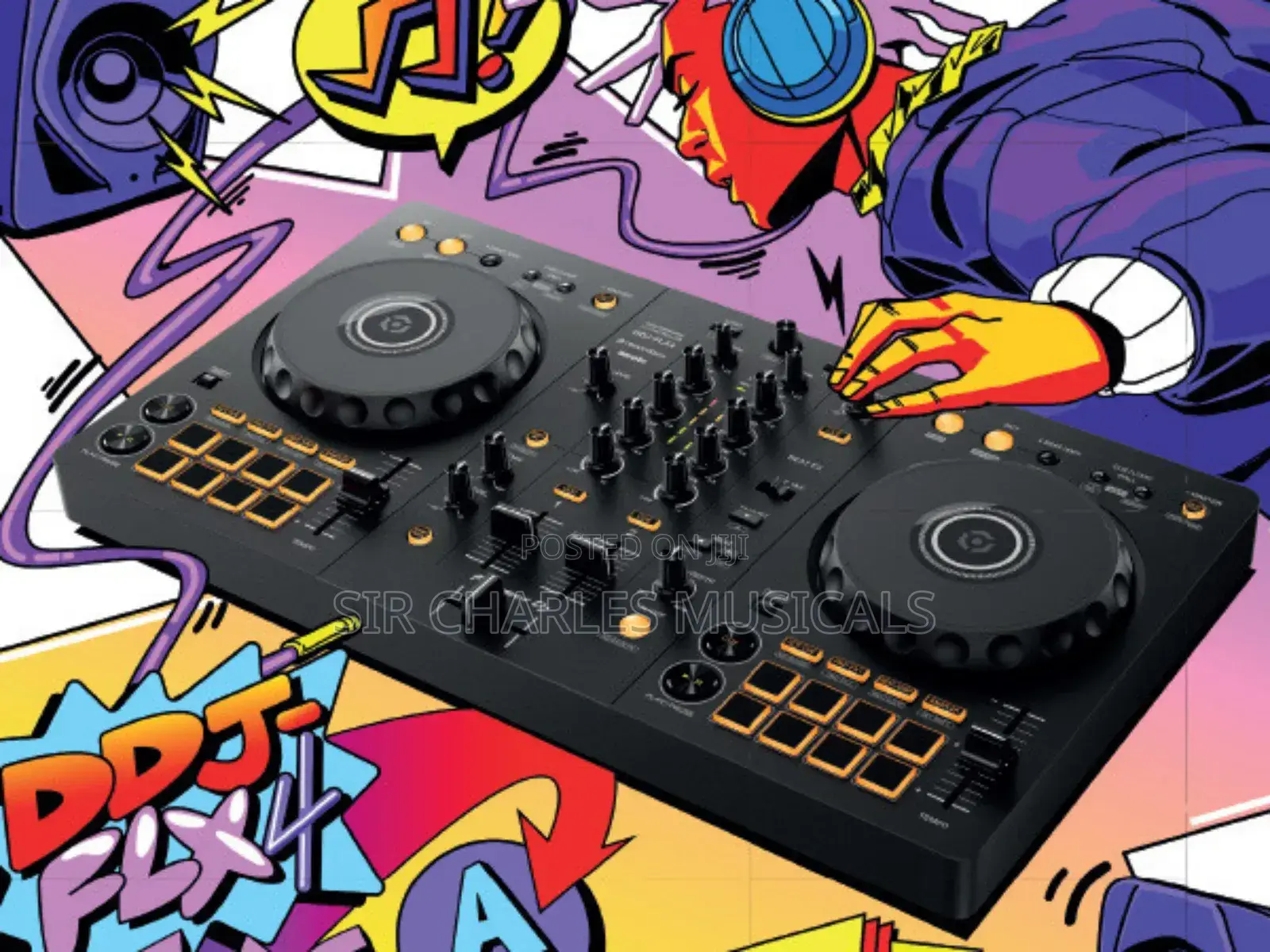 Pioneer DJ DDJ-FLX4 2 Channel Rekordbox DJ and Serato