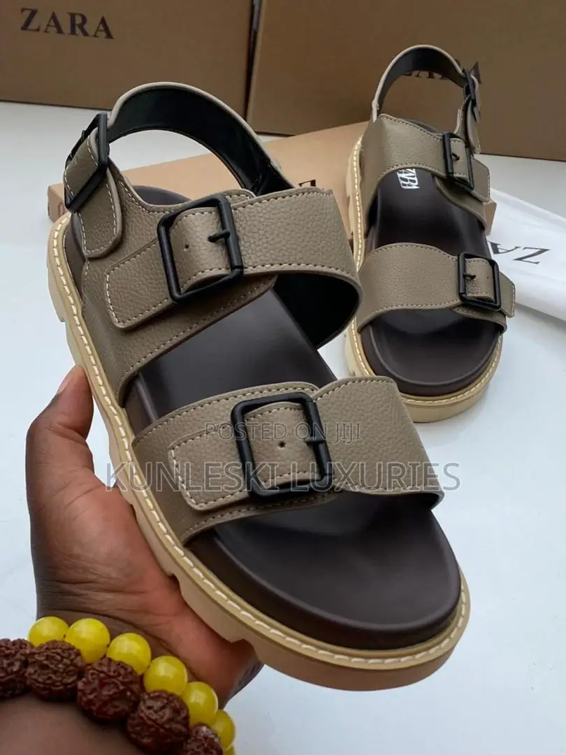 Original Zara Leather Sandals for Men