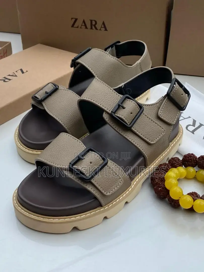 Original Zara Leather Sandals for Men