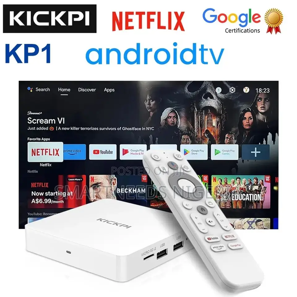 Kickpi Kp1 Google Netflix Certified Tv Box - Android 12