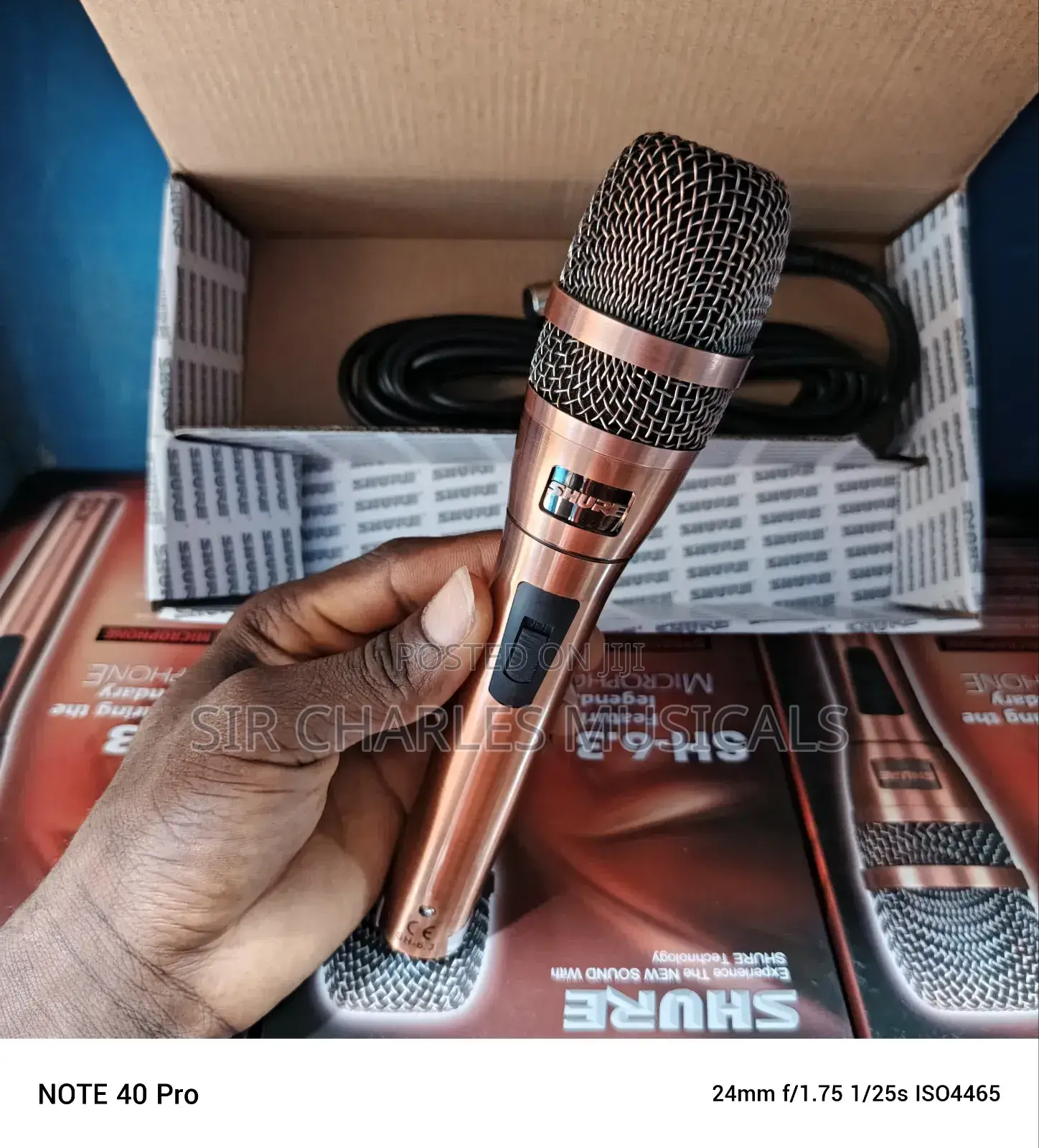 Original Shure Sh-6.3 Professional Wired Dynamic Microphone