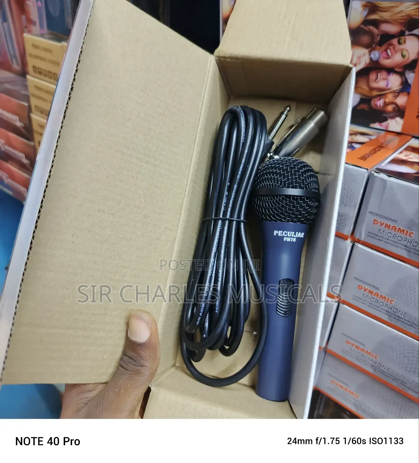High Quality Peculiar PM-78 Dynamic Wired Microphone