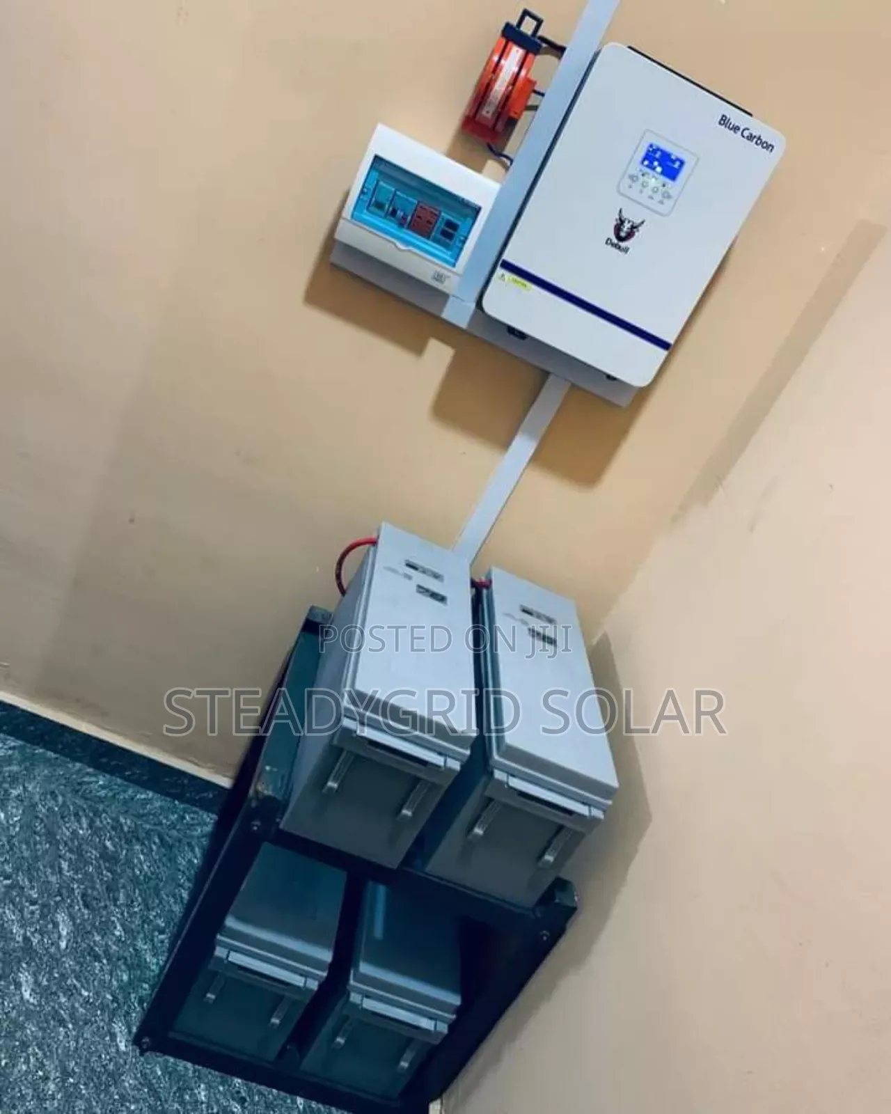 Energetic 5kva Solar Inverter With (4) Dry Cell Batteries 