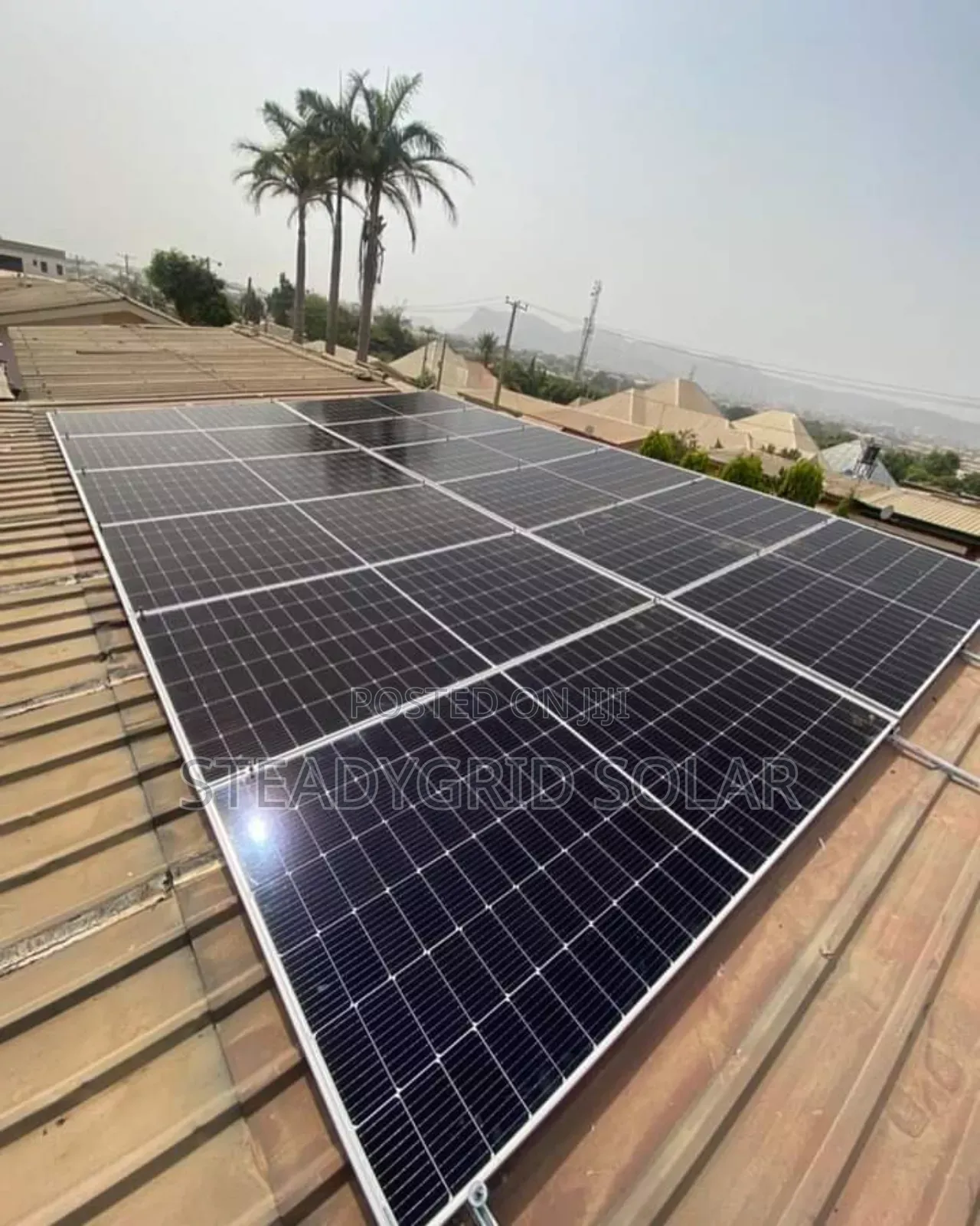 Energetic 5kva Solar Inverter With (4) Dry Cell Batteries 