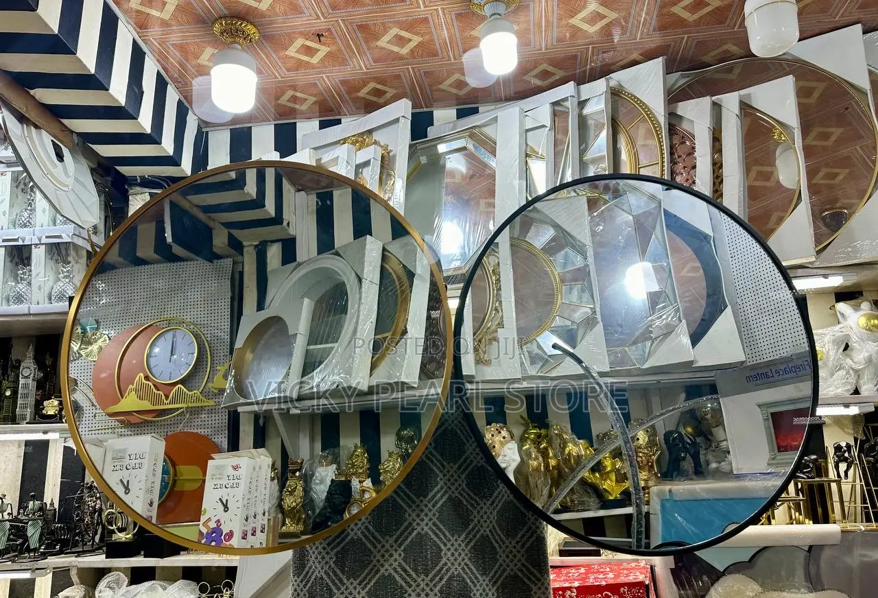 Plain Round Mirror