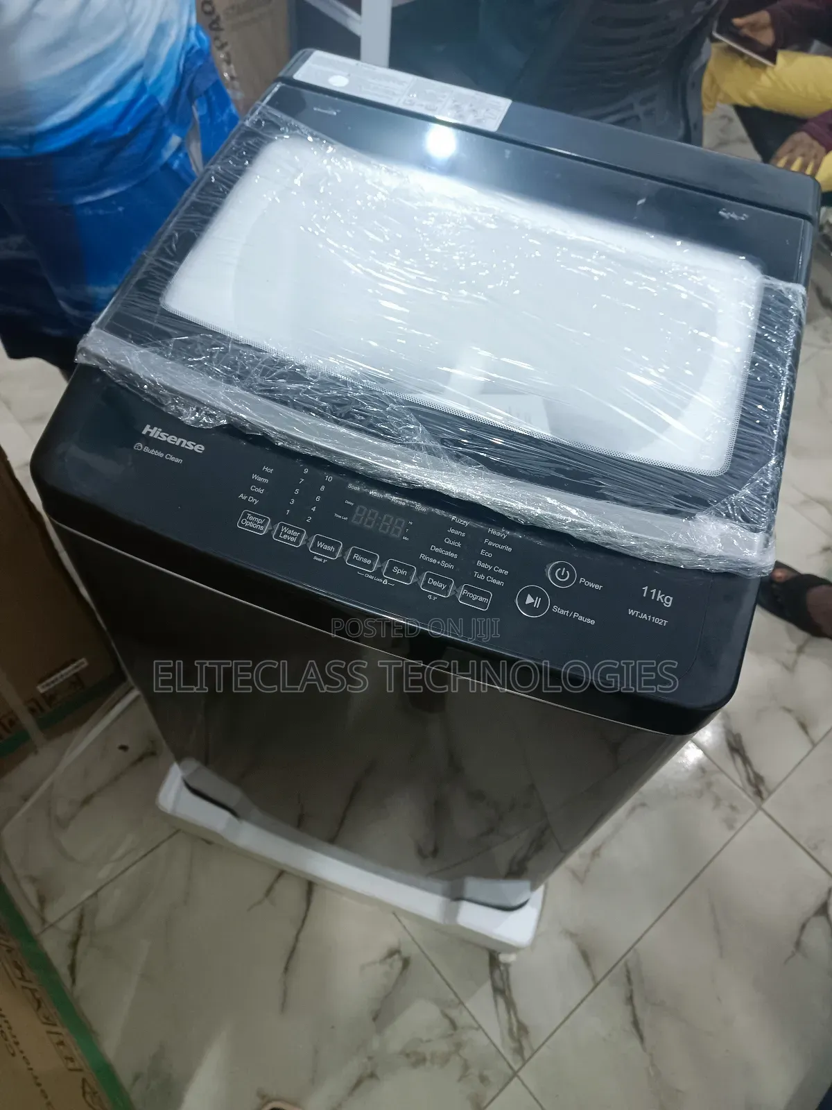 Smart Hisense 11kg Top Load Automatic Washing Machine