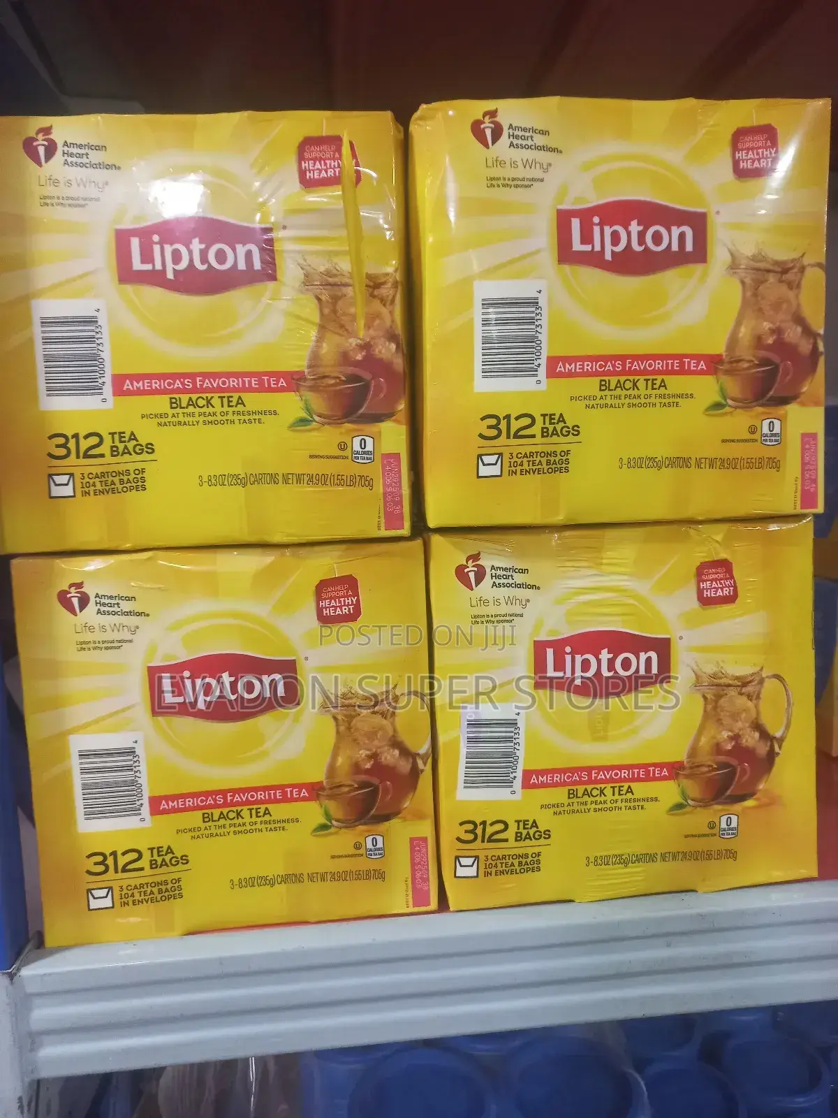 Lipton Black Tea Americans Favourite 312 Tea Bags