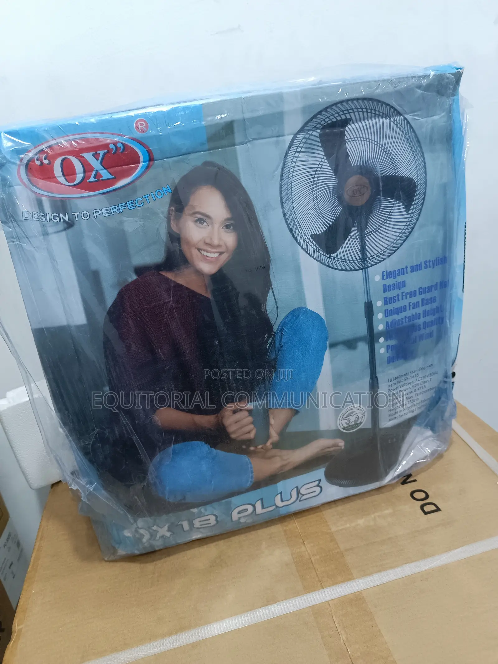 Durable 18inches OX Wall Fan