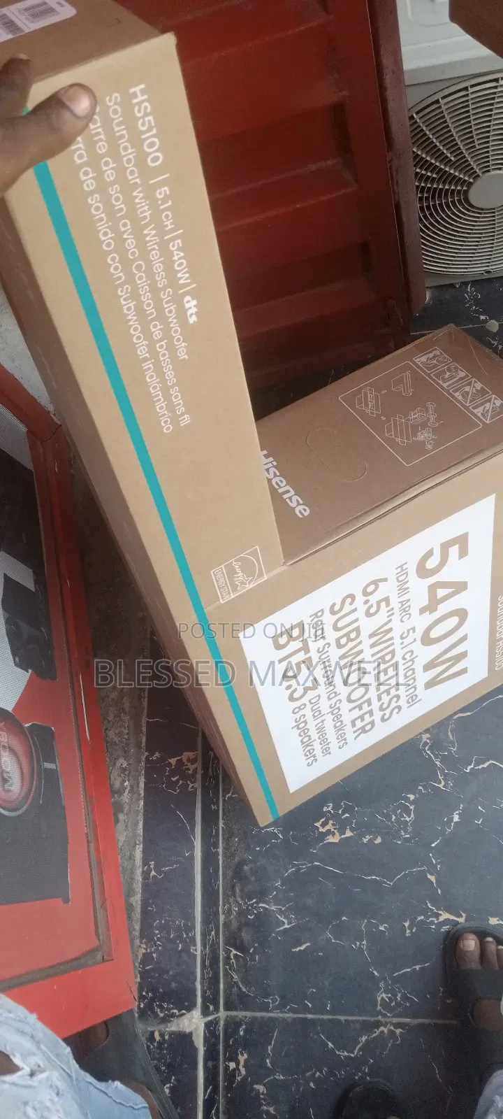 540 Watts Hisense Sound Bar