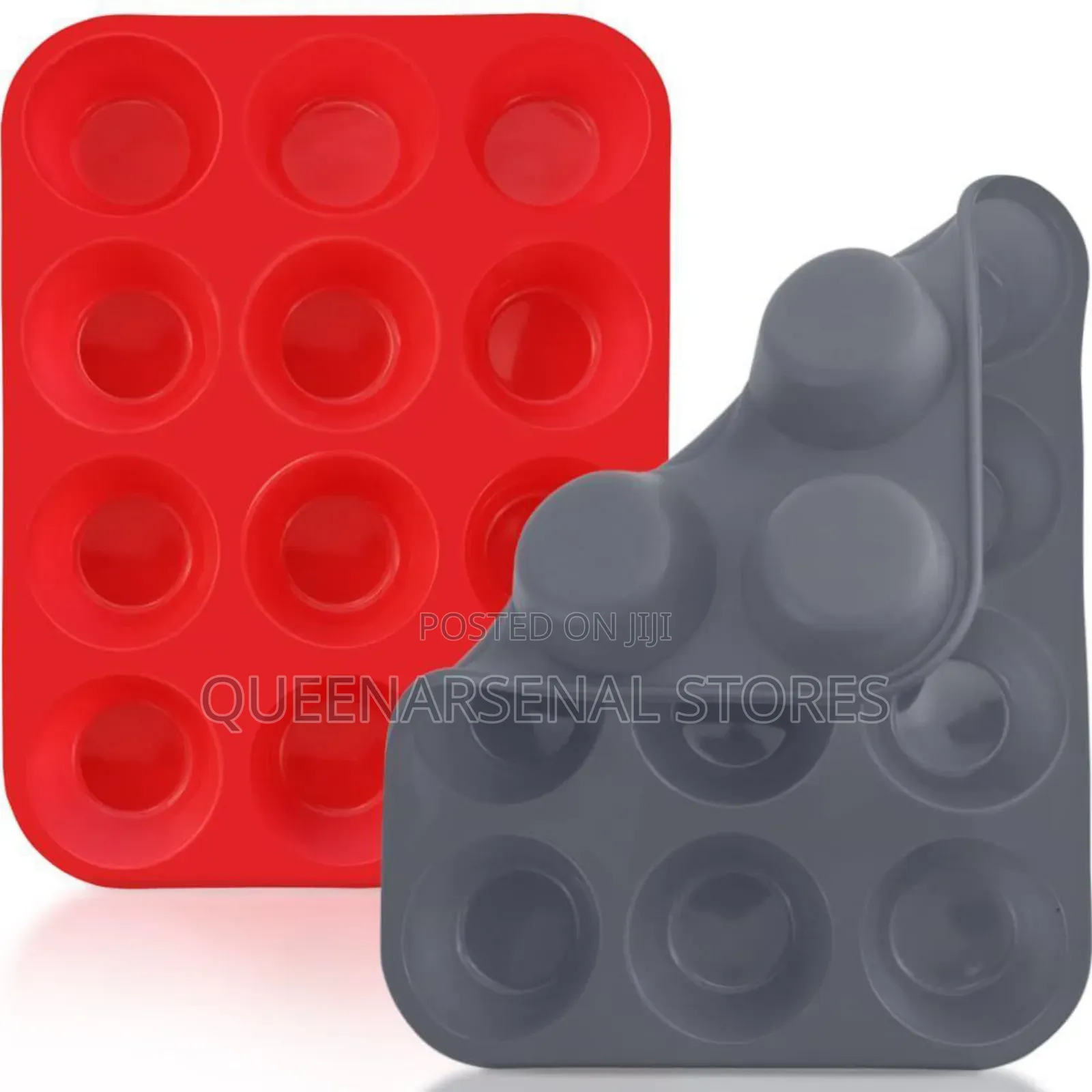 12cups Silicon Cupcake Baking Mould
