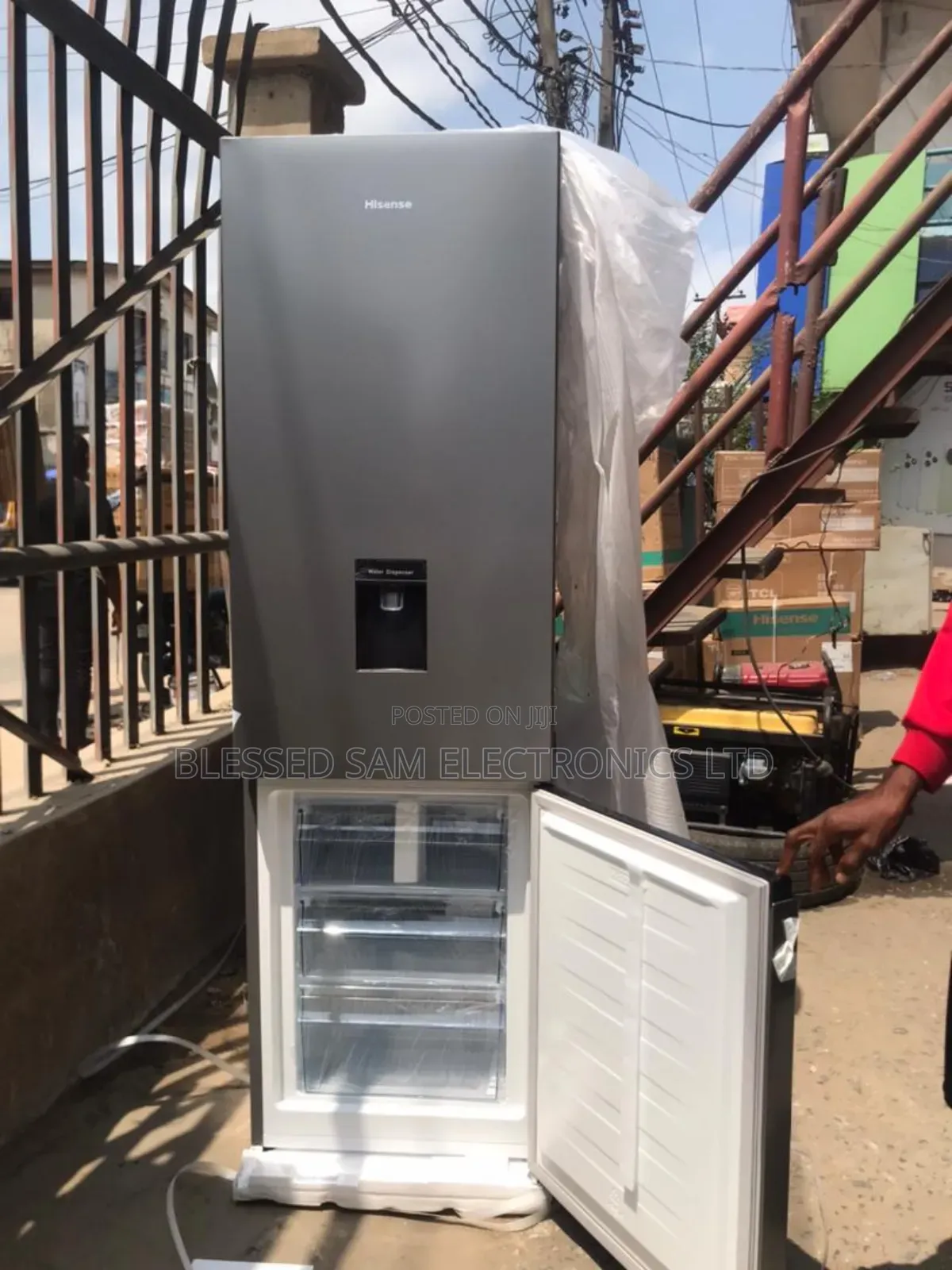 Original>Hisense 264l Bottom Freezer Up Fridge Fast Cooling