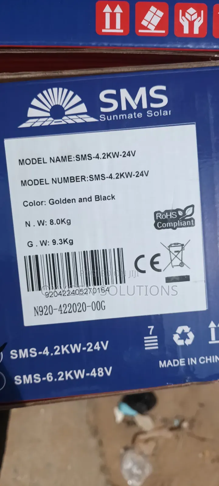 4.2kva 24v SMS Hybrid Inverter