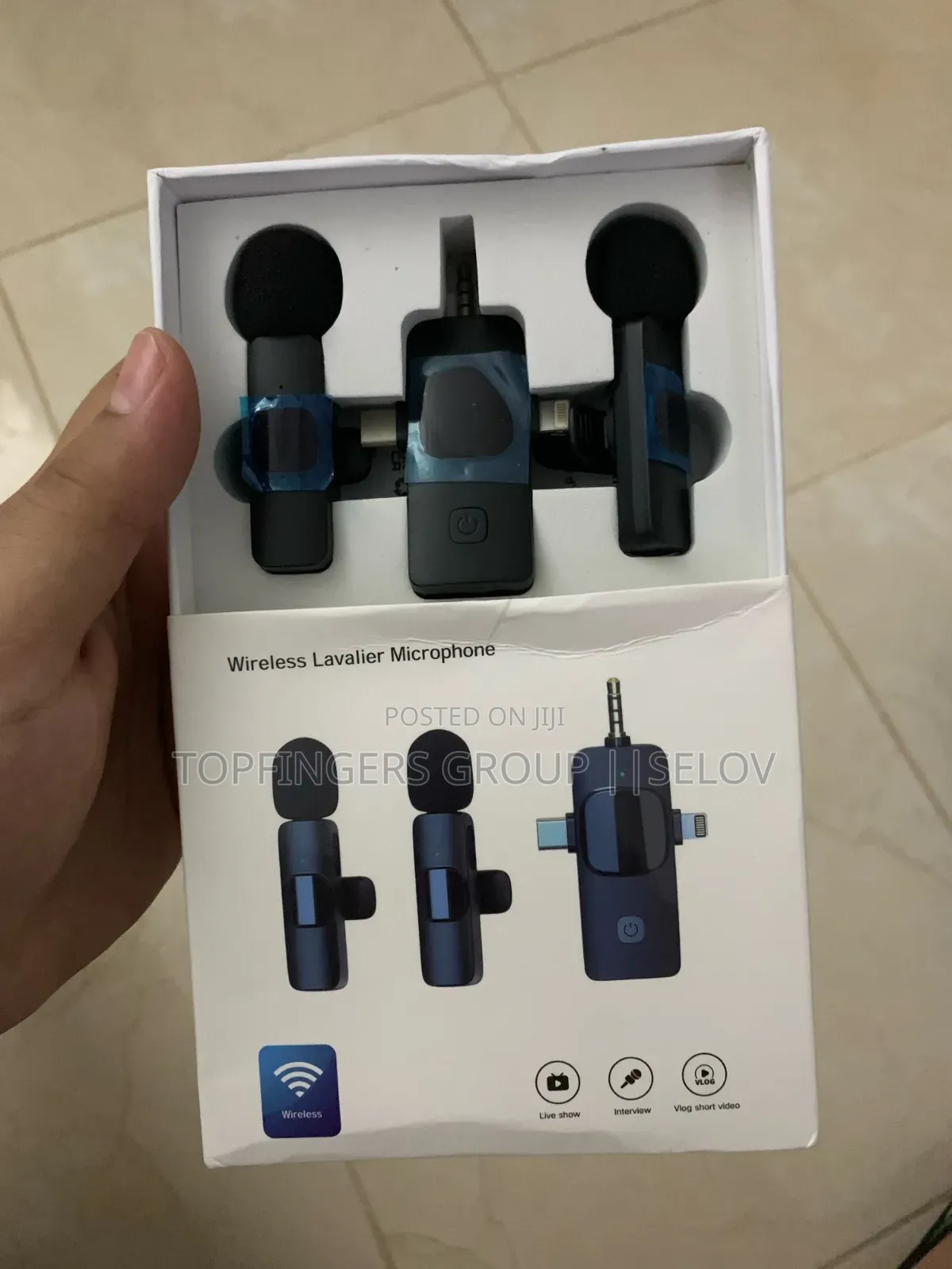 (Sales)Brand New 4 in 1 Wireless Lapel Laverlier Microphone