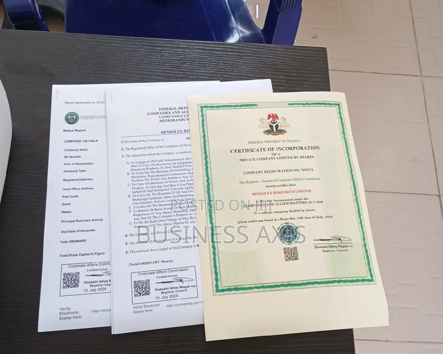 C.A.C Registration Office in Ajah