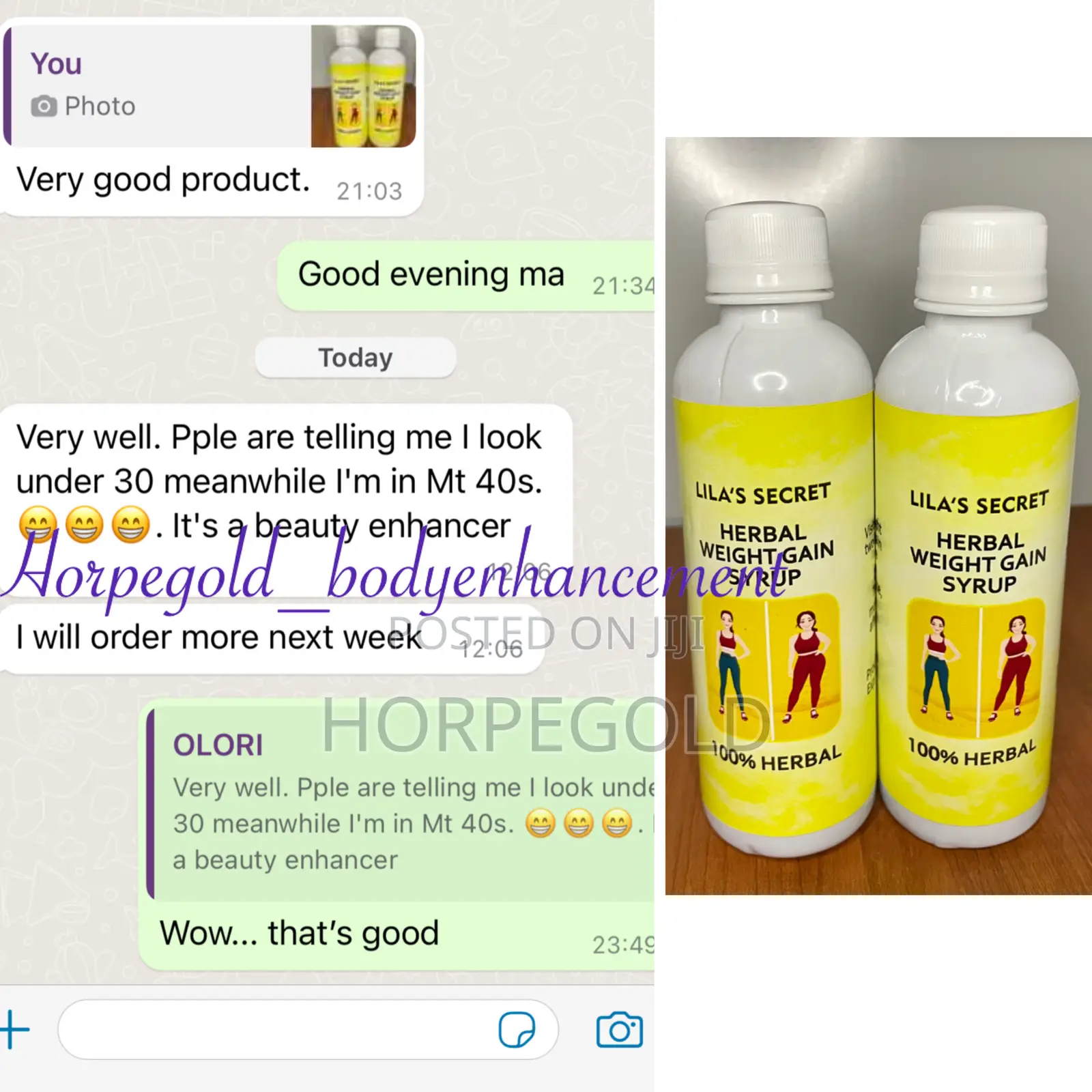 Herbal Weight Gain Syrup