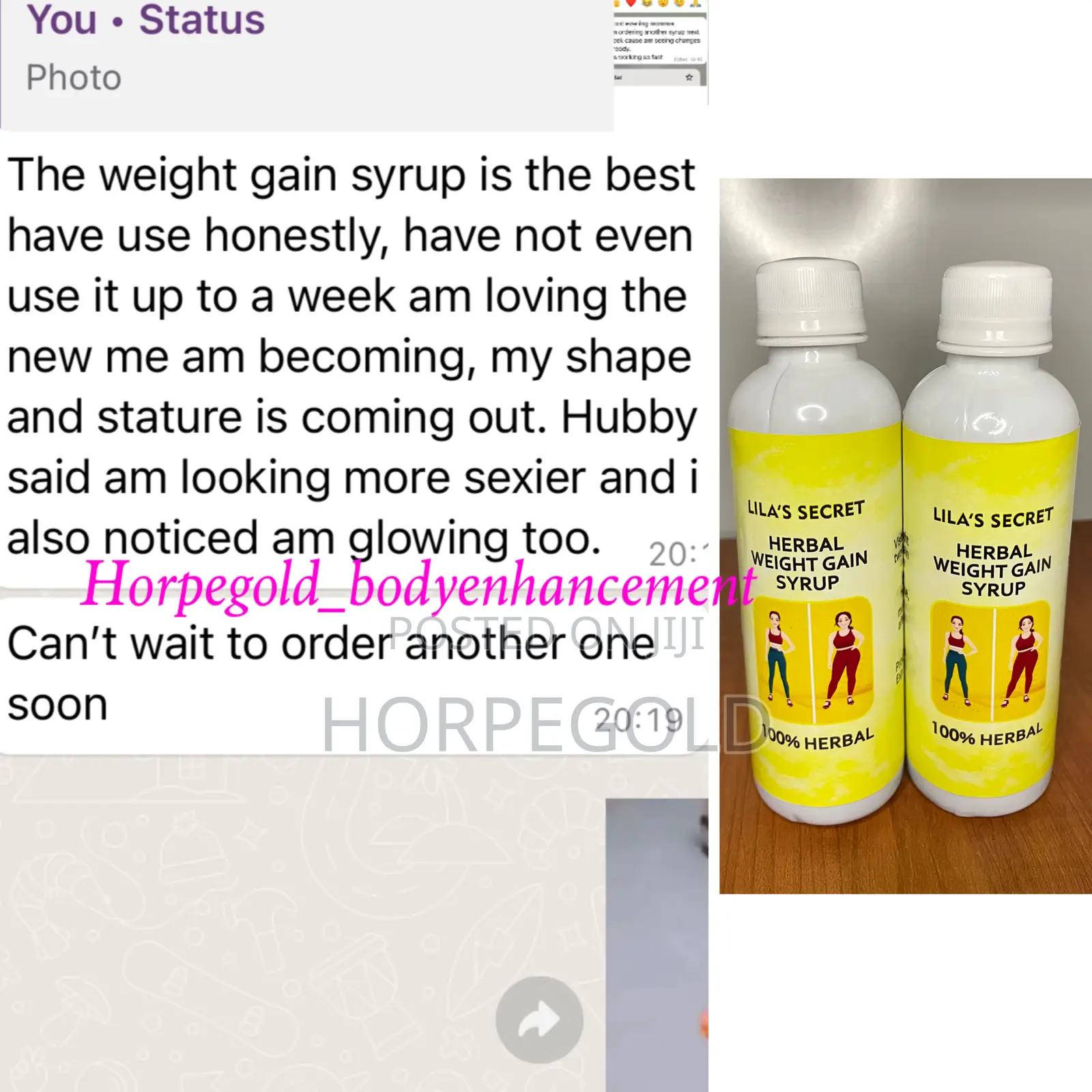 Herbal Weight Gain Syrup