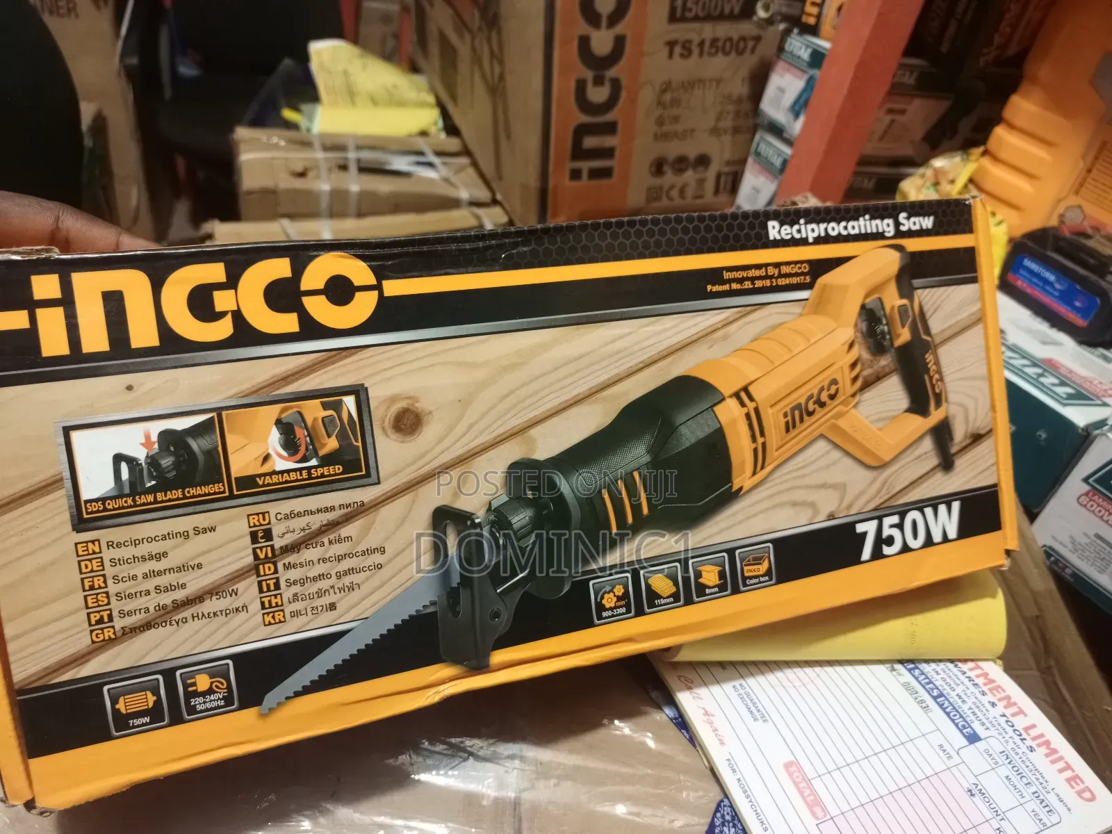 Ingco Reciprocating Saw Cutting Machine