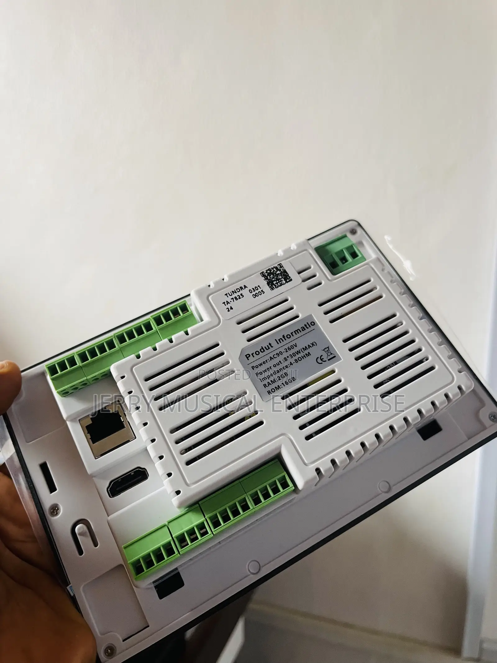 Android 7inches in Wall Amplifier With Wi-Fi