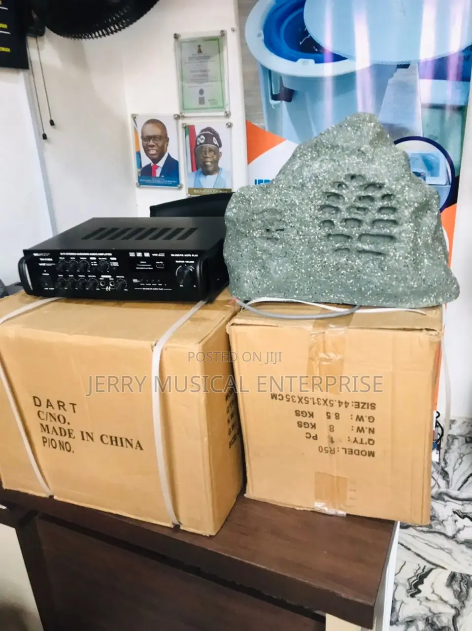 Rock Speakers With Powered Amplifier Waterproof