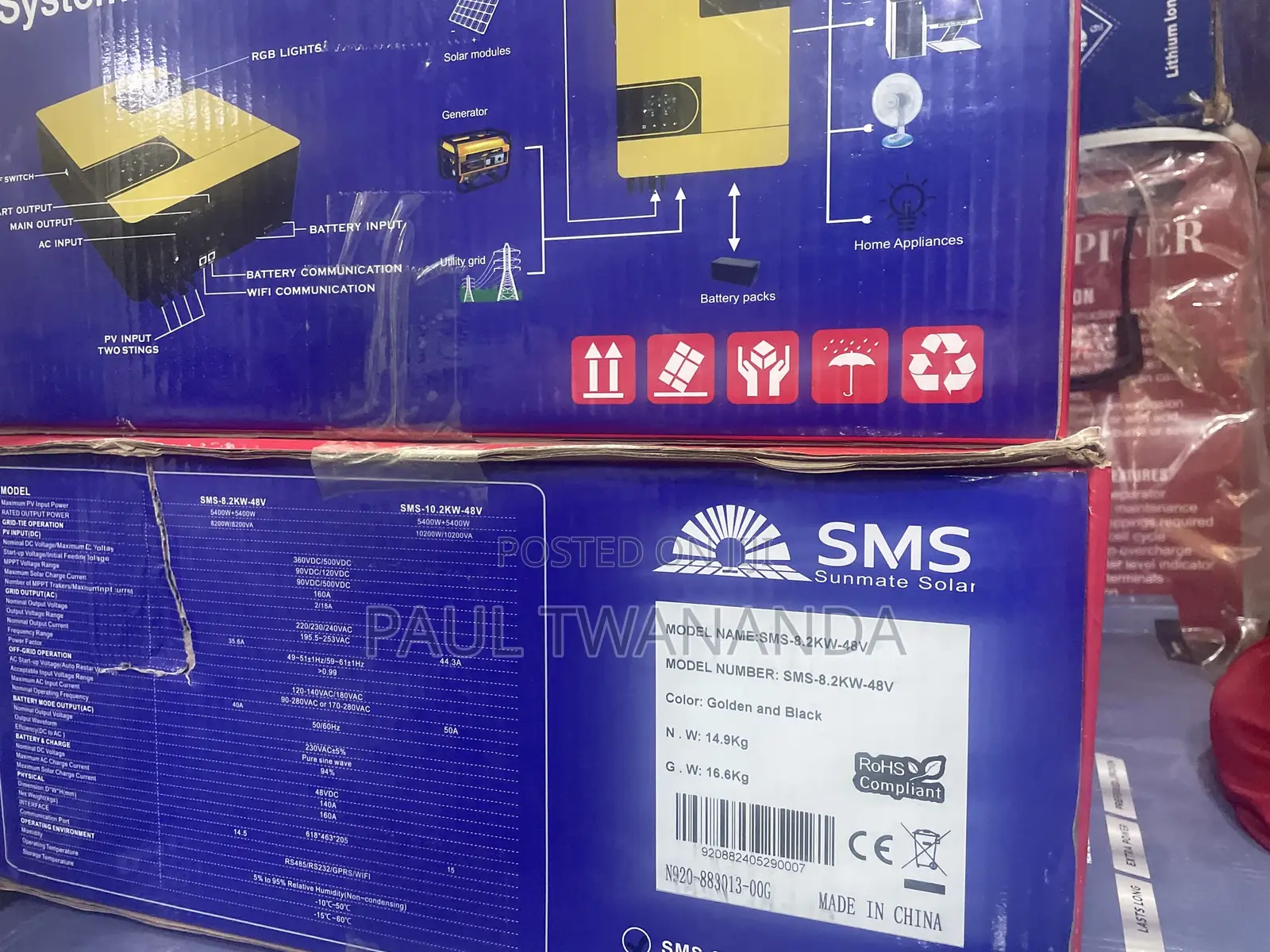 SMS 8.2kva 48v Hybrid Inverter