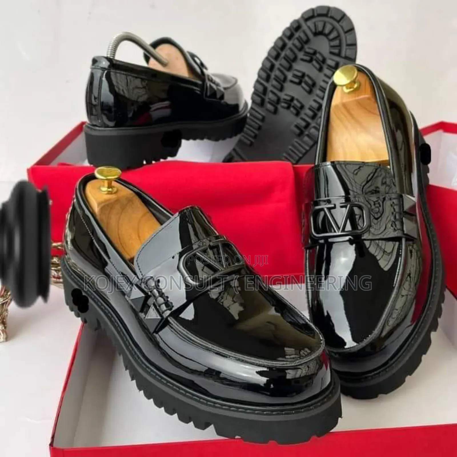 Men Valentino Leather Shoe