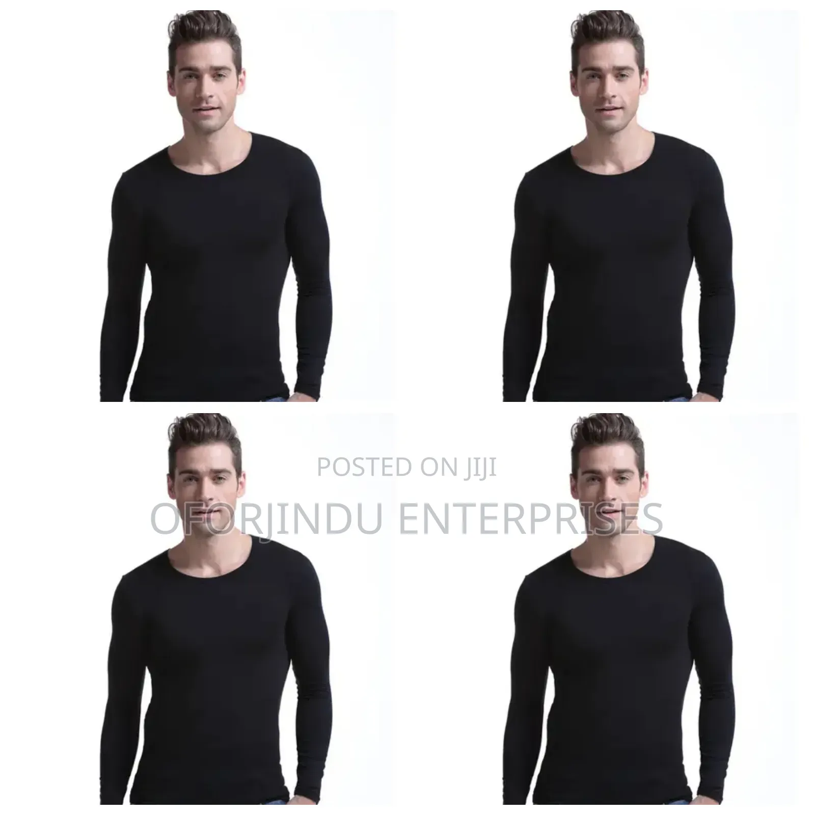 Thermal Winter Long John O-neck Modal Warm Heated Undershirt