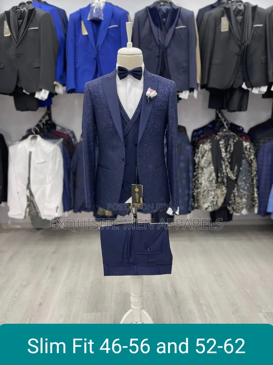 Original Turkish Tuxedo Shinny Material Slim Fit