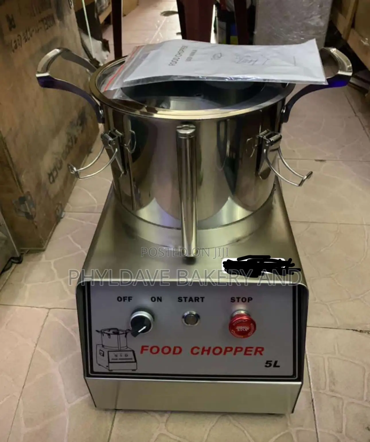 Industrial Food Chopper Stainless Steel Body (Batch Bowl)
