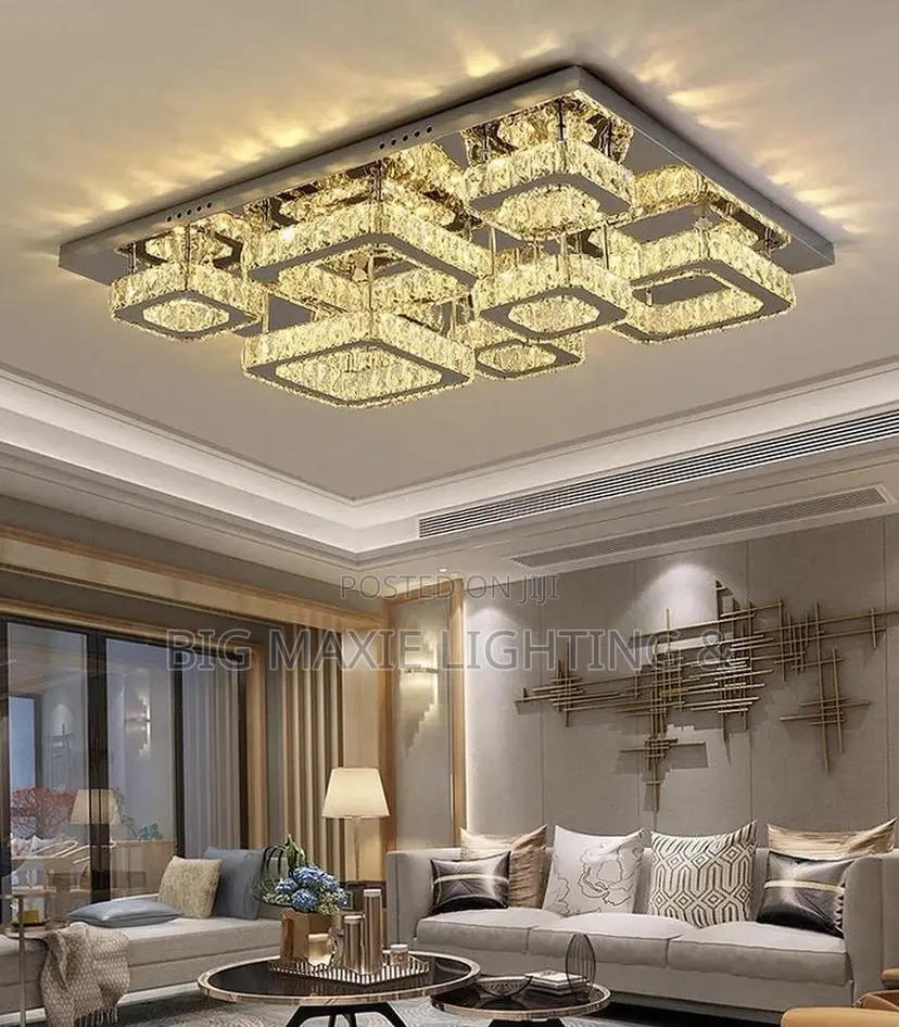 Modern Luxury Living Room Crystal Chandelier