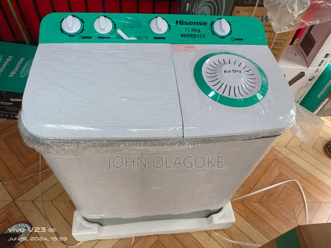 Hisense 11kg Top Load Twin Tub Washing Machine