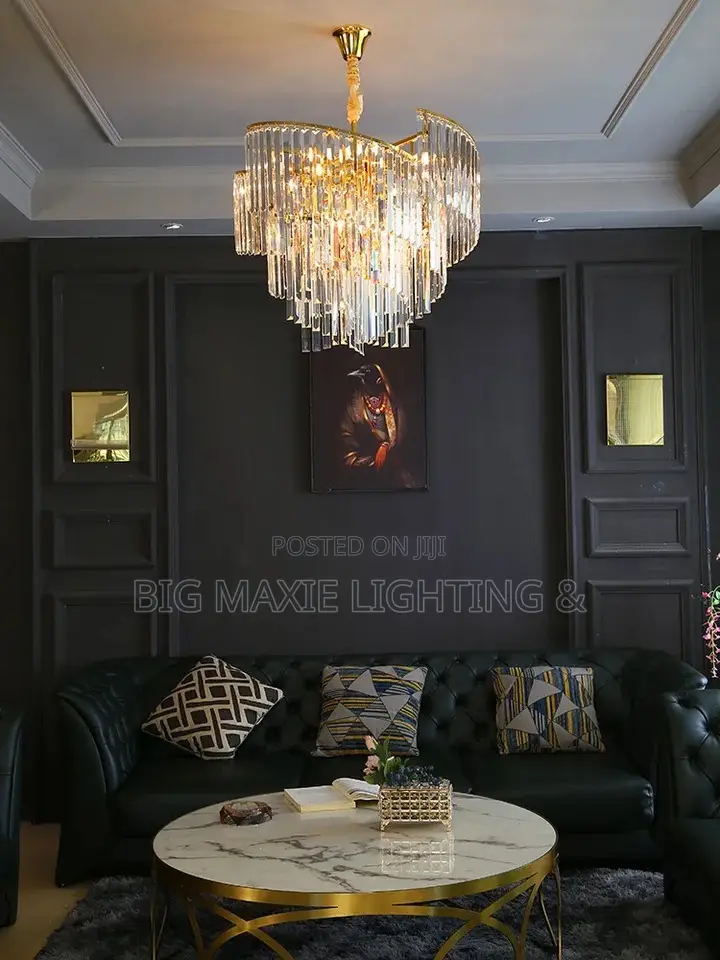Modern Crystal Chandelier for Living Room