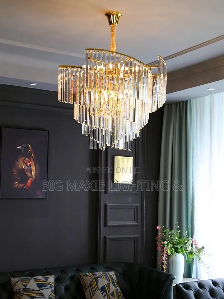 Modern Crystal Chandelier for Living Room