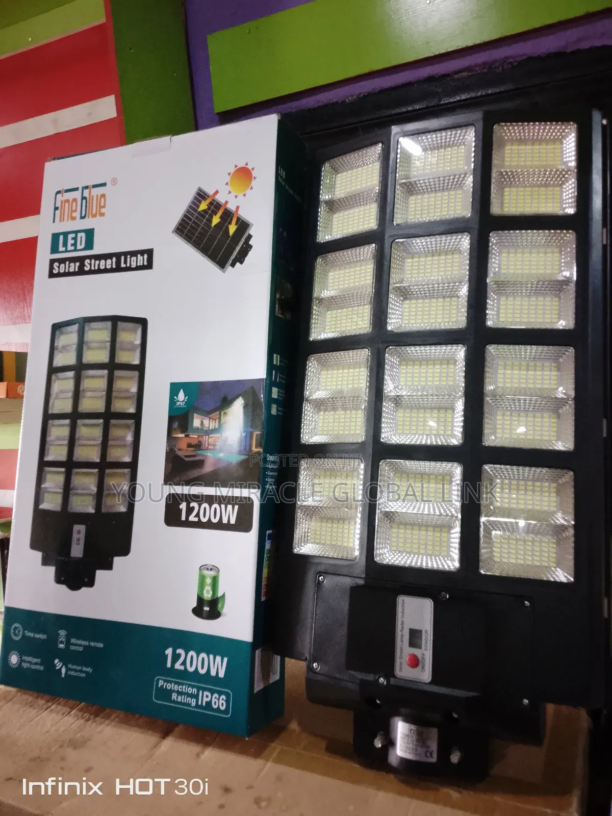 24 Eyes Solar Street Light 1200W
