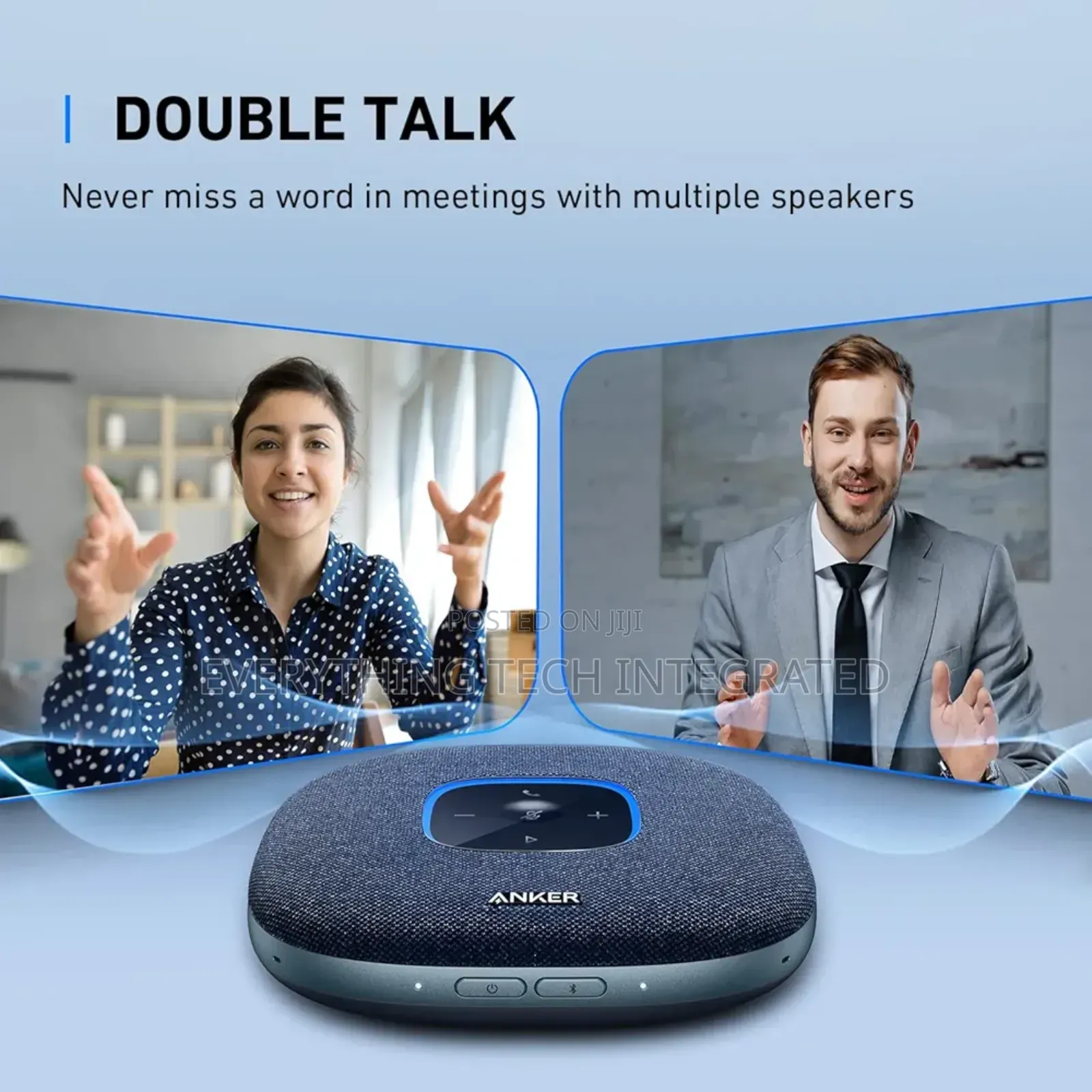 Anker Powerconf S3 Speakerphone With 6 Mics, Enhance