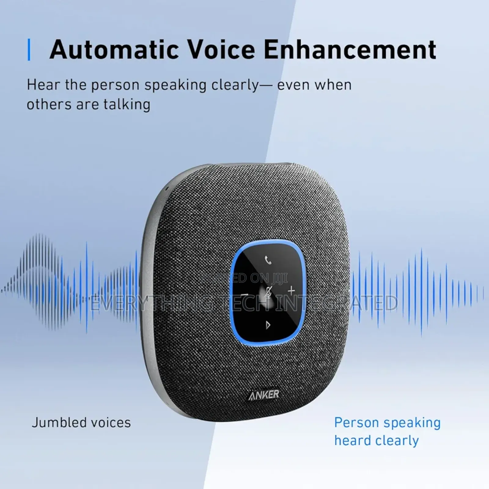Anker Powerconf S3 Speakerphone With 6 Mics, Enhance