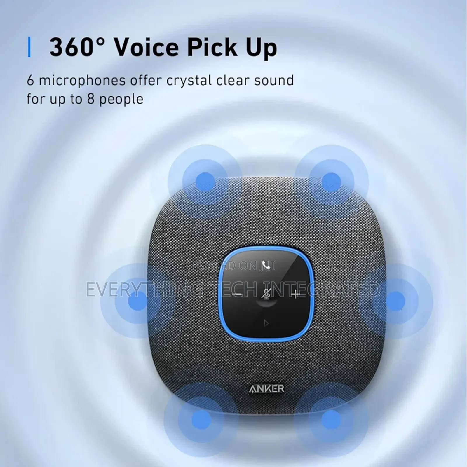 Anker Powerconf S3 Speakerphone With 6 Mics, Enhance