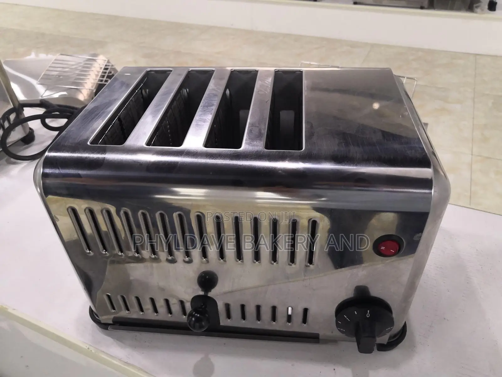 Commercial 4 Portion Popup Electric Bread Toaster Machine