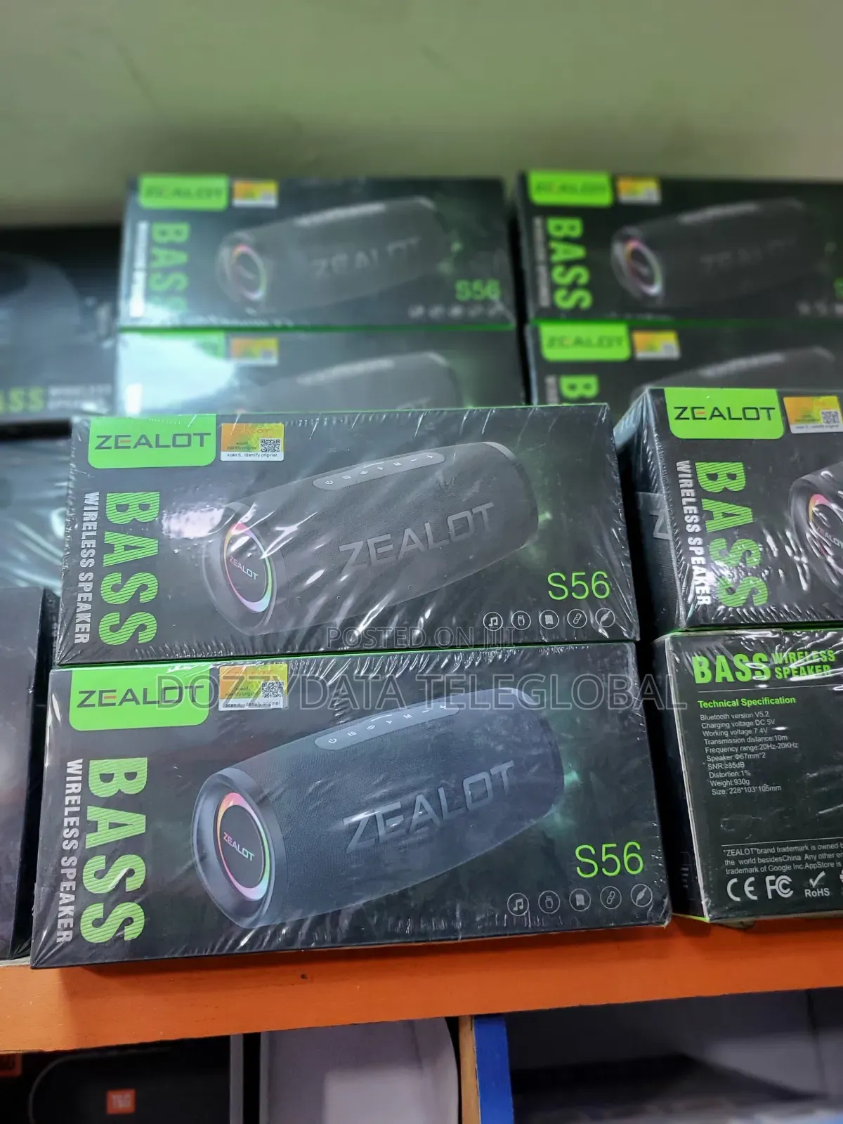 Zealot S56 40W Bass Bluetooth Speaker