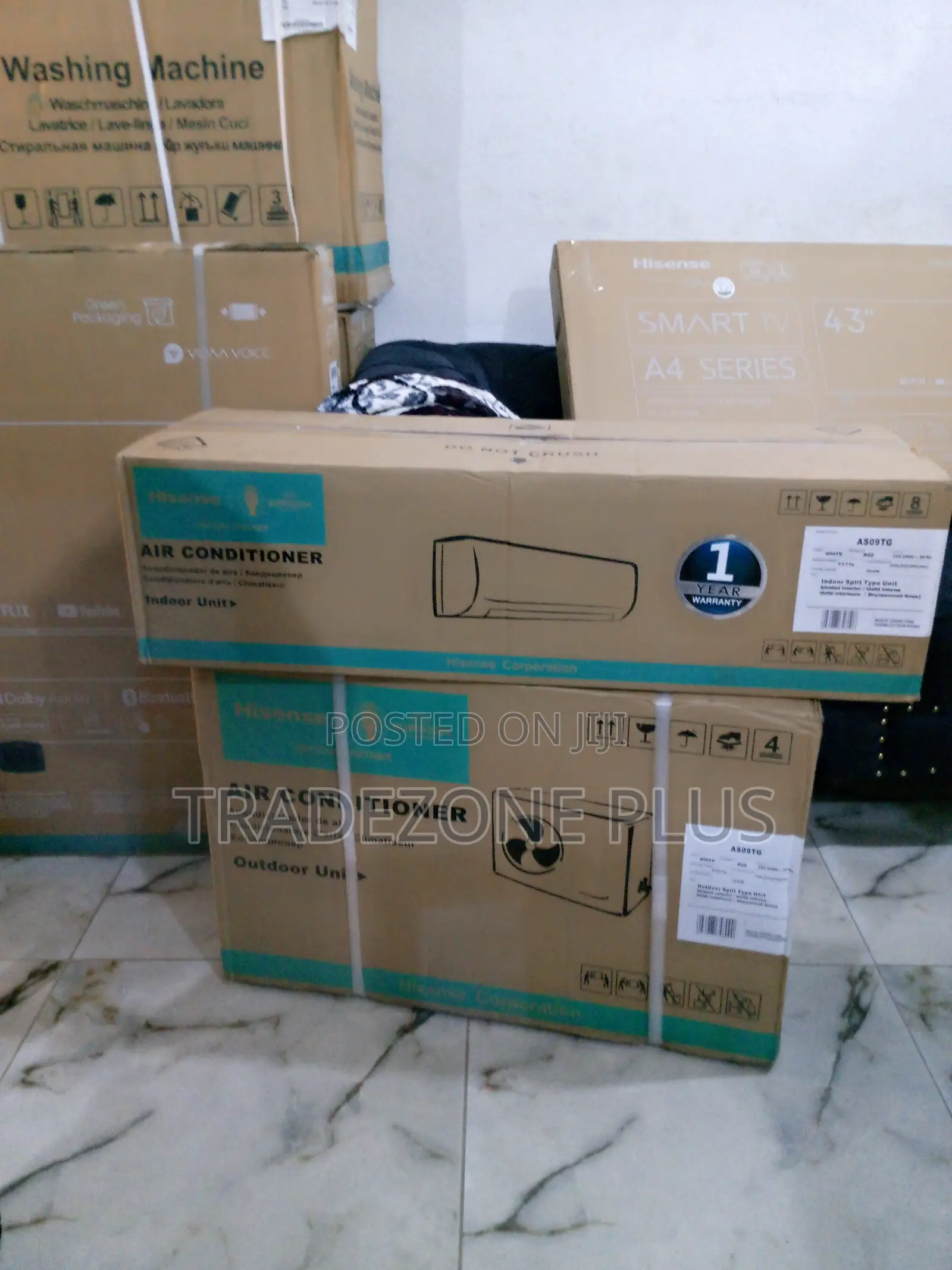 Brand New Hisense As09tg Copper Coil 1hp Non-Inverter AC