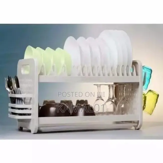 22 Inches Plastic Plate Rack Dish Drainer
