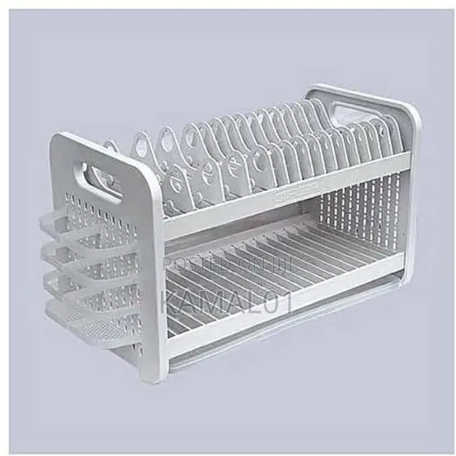 22 Inches Plastic Plate Rack Dish Drainer