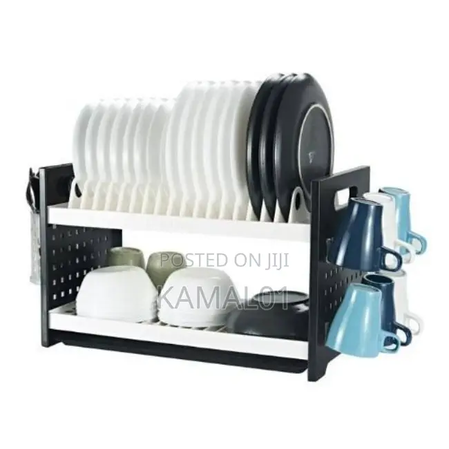 22 Inches Plastic Plate Rack Dish Drainer