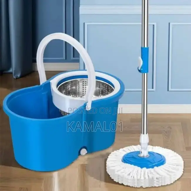 Rotating 360° Magic Spin Mop Plastic Bucket