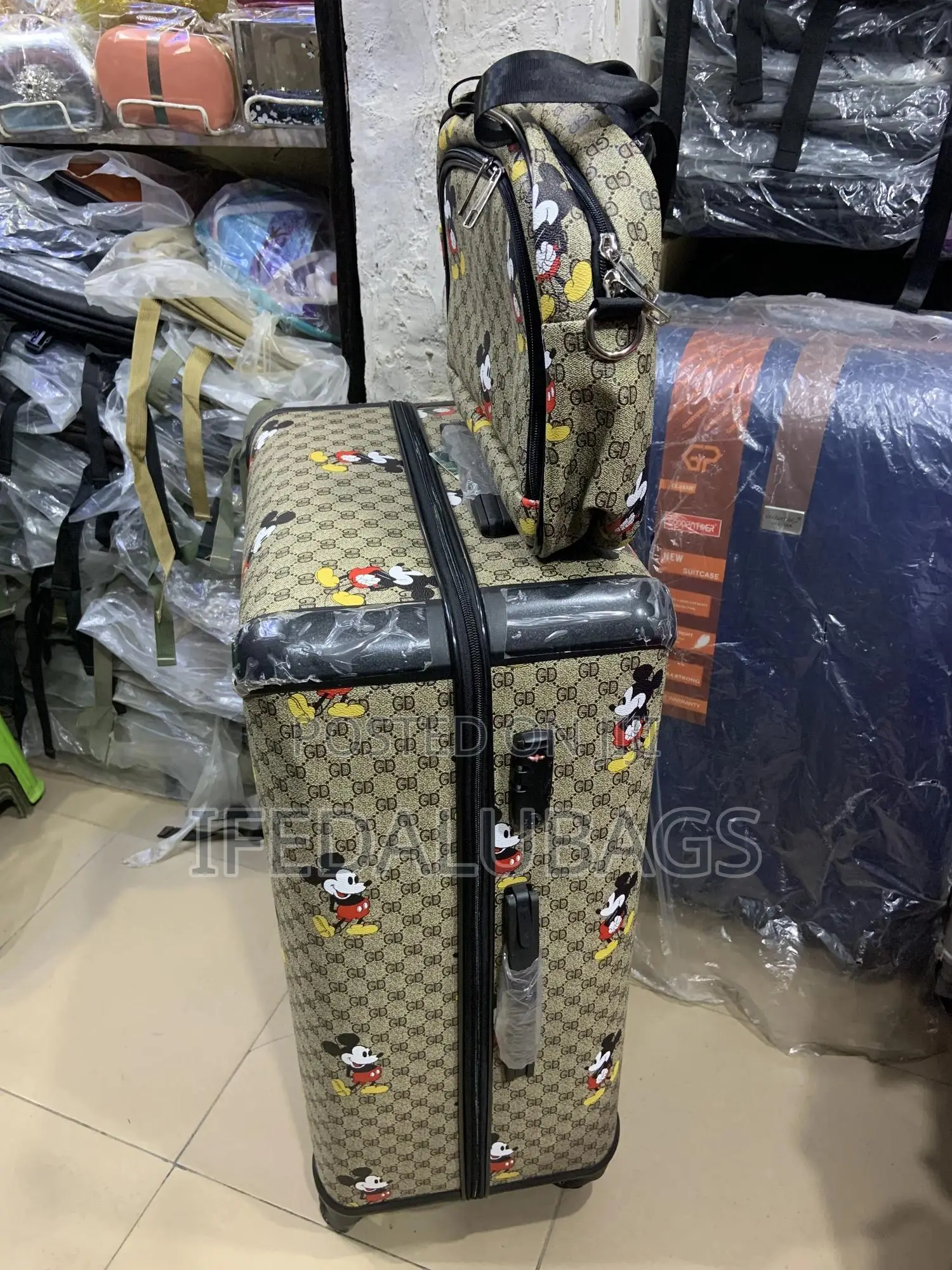 Big Size Designers Traveling Luggage With a Kit