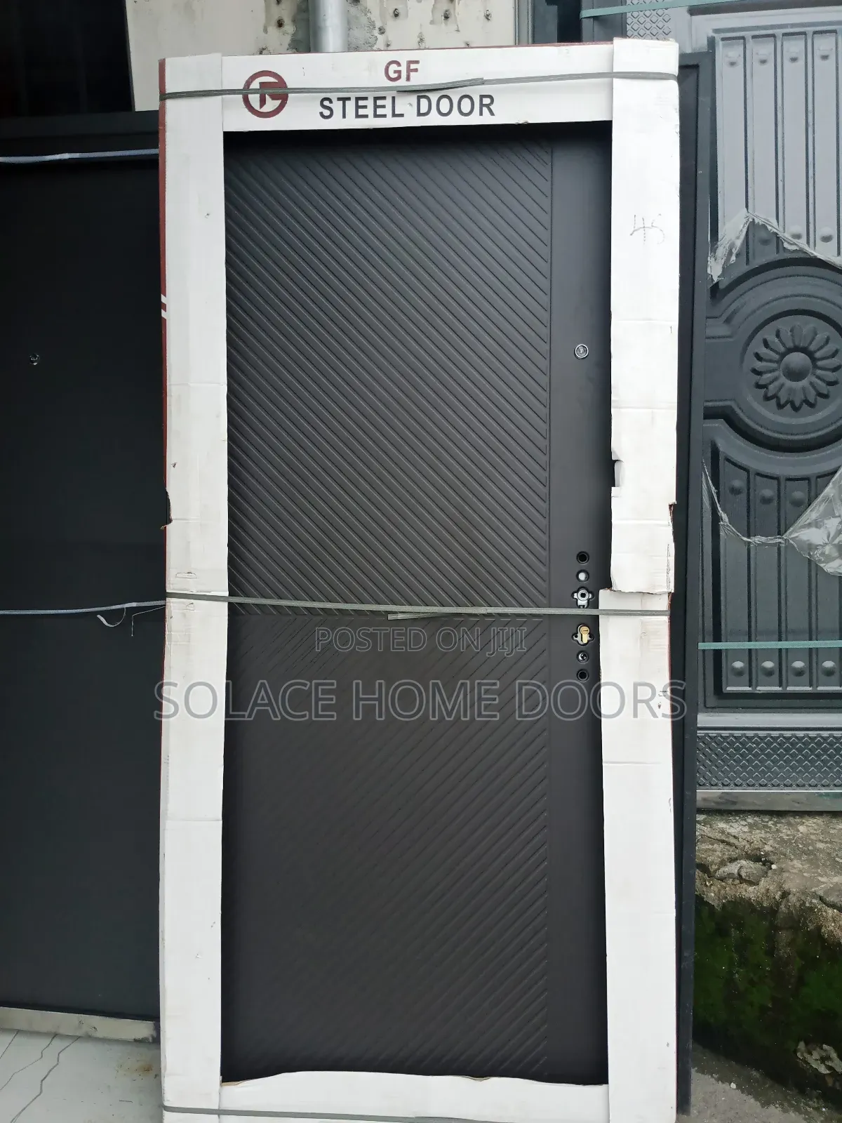 Golden Diamond Steel Door