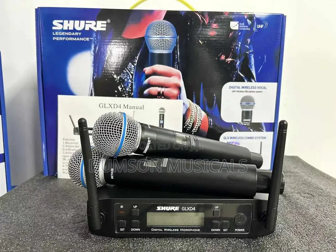 Shure Wireless Microphone Uhf Glxd4 Manual