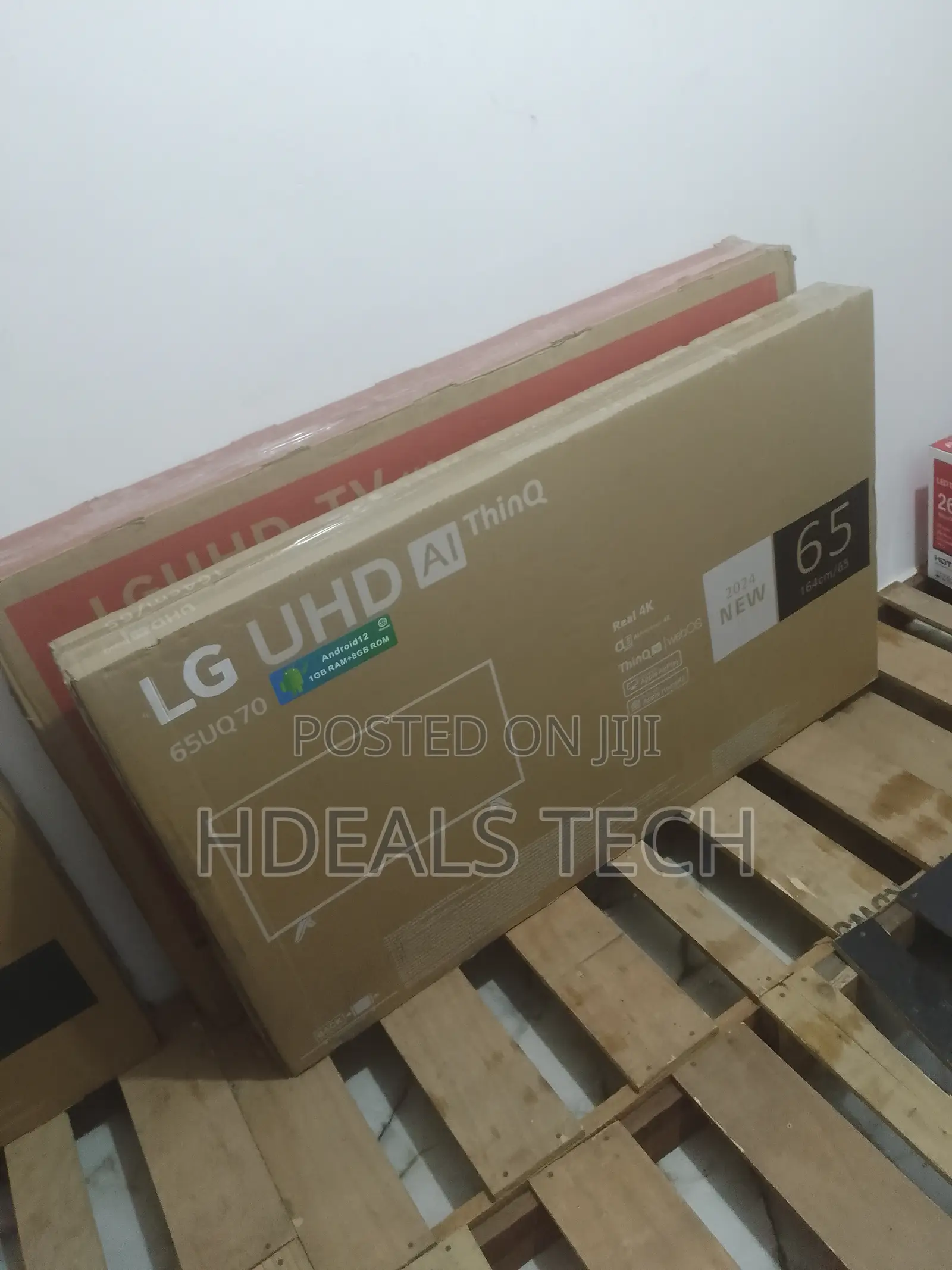 Lg 65" Smart Tv With Ultra High Definition , Wifi Black